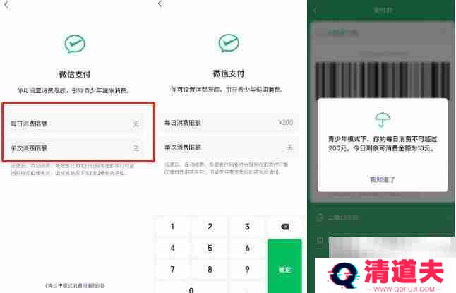 微信青少年模式如何设置限制付款 微信青少年模式设置限制付款教程